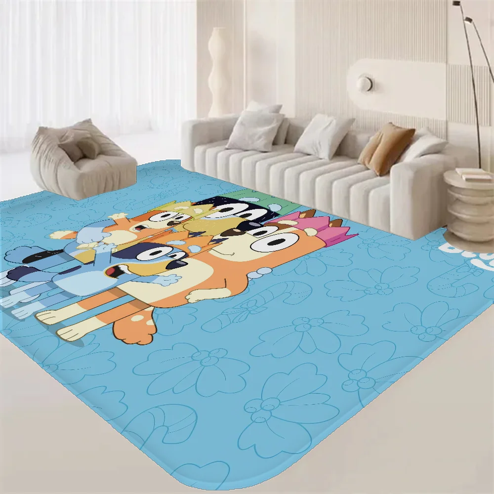 Cartoon B-Blueys Kitchen Mat Kids Room Bedroom Decoration Balcony Anti-Slip Doormat Living Room Alfombra