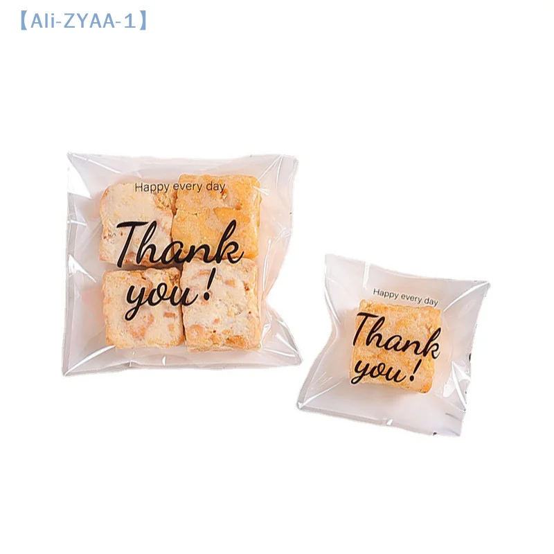 【ZYAA-1】100 قطعة شفافة شكرًا لك حقيبة ذاتية اللصق أكياس بلاستيكية لحلقات القرط وقلادة عرض السفر أكياس التعبئة والتغليف #6
