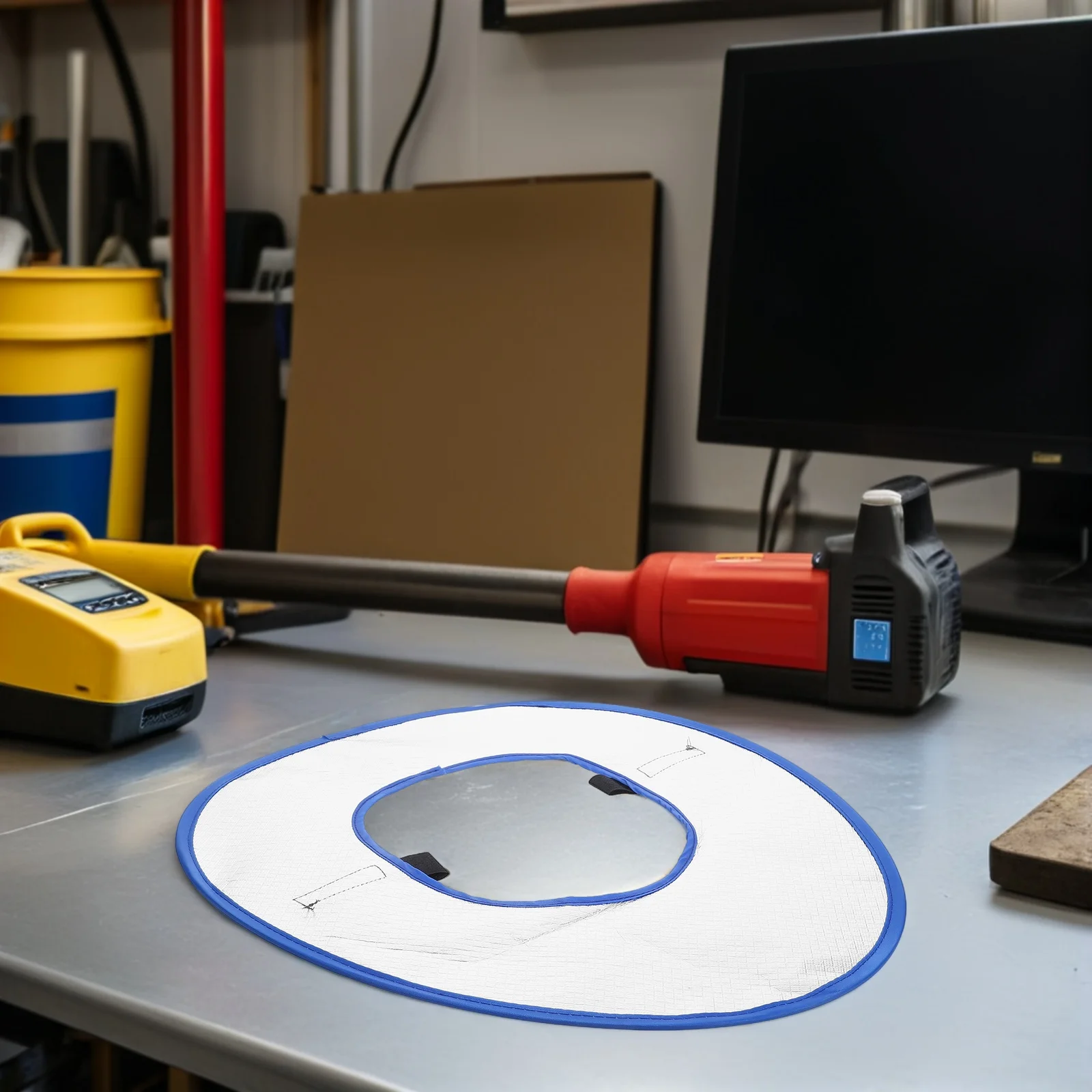 

2Pcs Wide Hard Hat Brim Sun Visor Uv Shield Heat Dissipating Aluminum Foil Cover Construction Safety Gear Hard Hat Visor