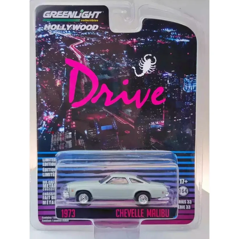 

Модель автомобиля GreenLight 1:64, Chevrolet Chevelle Malibu 1973 года, литая, статическая, для коллекции, декоративная, подарок, хобби и игрушки