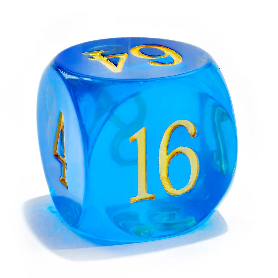 Set De Dés De Backgammon Perles – 4 Dés 16 Mm + Cube Double 22 Mm – Acrylique Luxe – Sac De Rangement Inclus