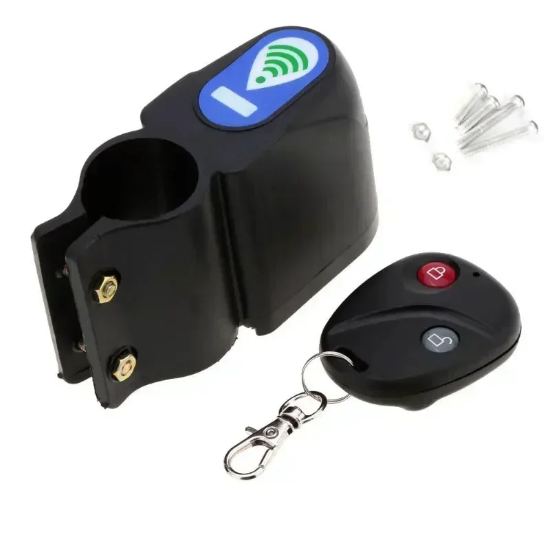 Remote Control Antitheft Bicycle Bike Alarm Alerter Super Loud Rainproof Burglar Alarm Lock With Remote Control