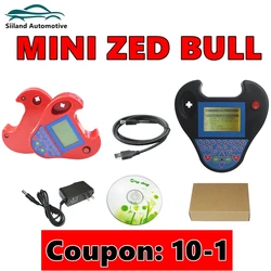 Nuovo!!! V508 Super Smart Mini ZedBull programmazione chiave Transponder per auto Mini Zed bull Chip copia lettura codice Pin