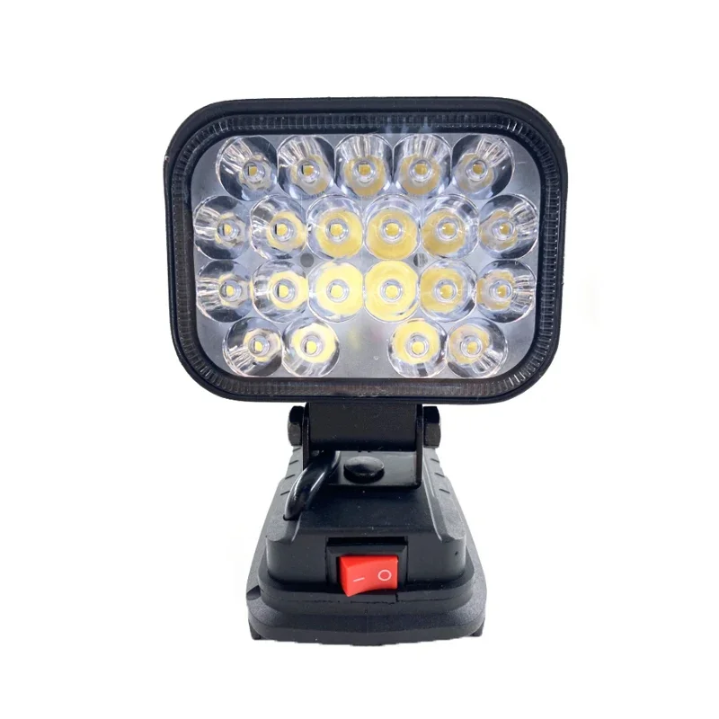 Imagem -05 - Portátil Emergência Lâmpada de Inundação para Camping Led Trabalho Luz Lanterna Li-ion Bateria Makita Dewalt Milwaukee 18v 4