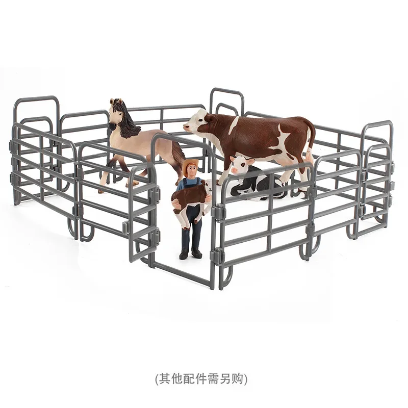 Simulation Gate Fence Action Figuer Doll Part Ornaments