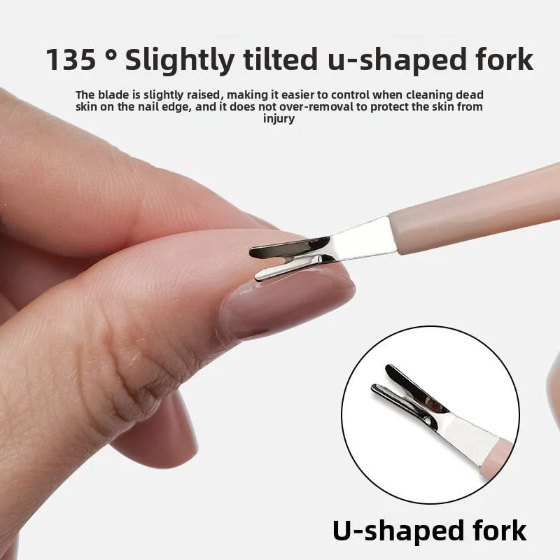 Strumento per unghie 2 in 1 con lima per carta vetrata affilata: abrasivo di alta qualità per lucidatura rapida, indolore e lucentezza ideale in movimento