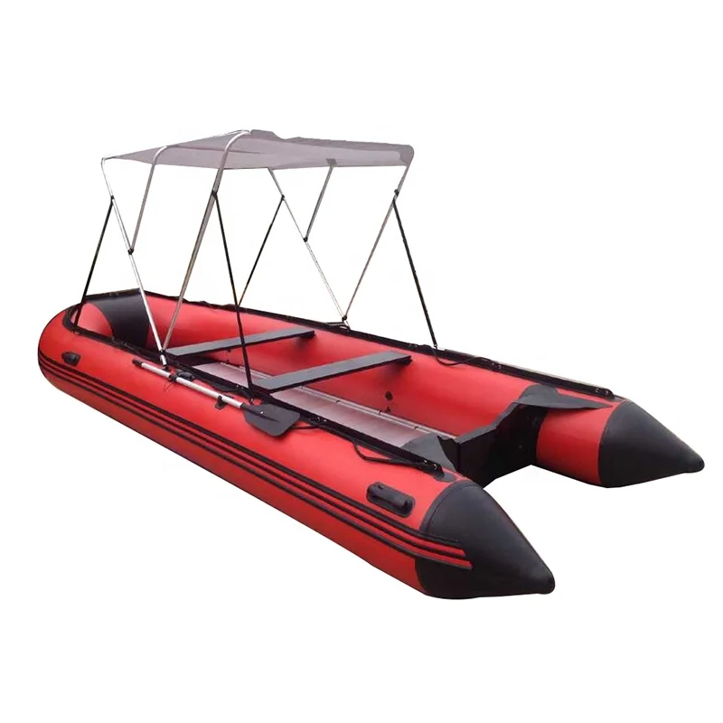 

Hot Sale ASD-360 1.2mm PVC Aluminum Floor Inflatable Boat Inflatable Fishing Boat for 5.5 Person