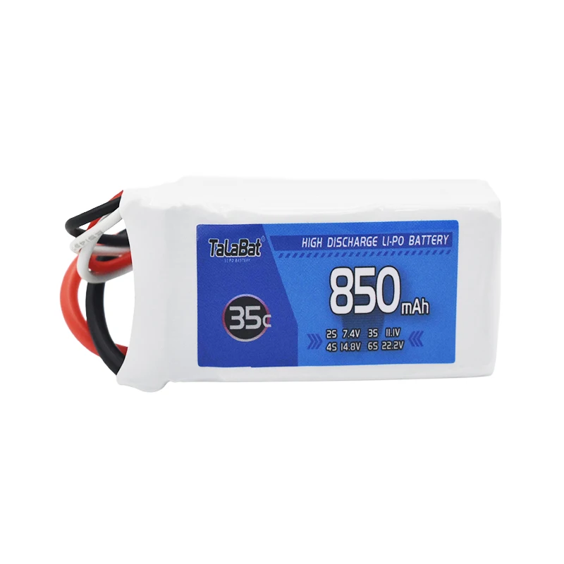 NEW 11.1V 850mAh 35C LiPo Battery For RC Quadcopter Helicopter FPV Racing Drone Spare Parts 3s Rechargeable Battery