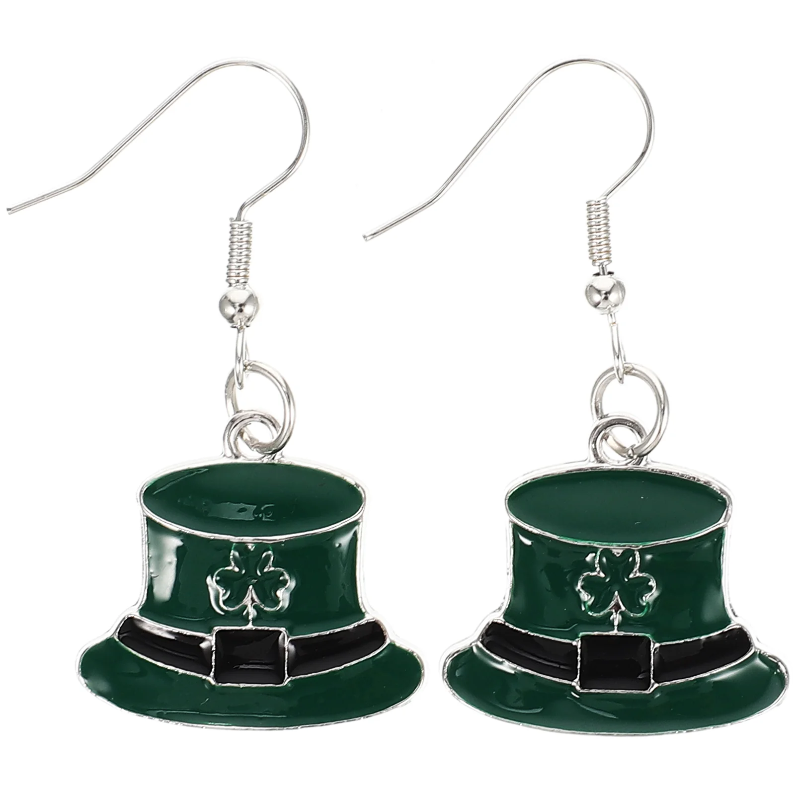 Earrings Shamrock Jewelries for Party Jewelry Green Dangle Zinc Alloy St Patrick's Day Accessories