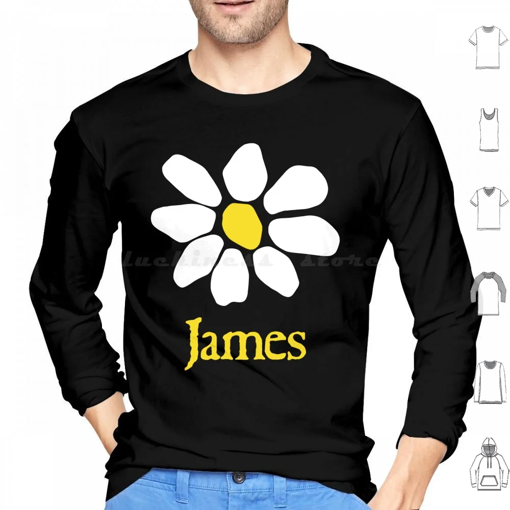 

James Band Hoodies Long Sleeve James Band Jim Glennie Tim Booth David Baynton Power Saul Davies Stutter James Strip Mine