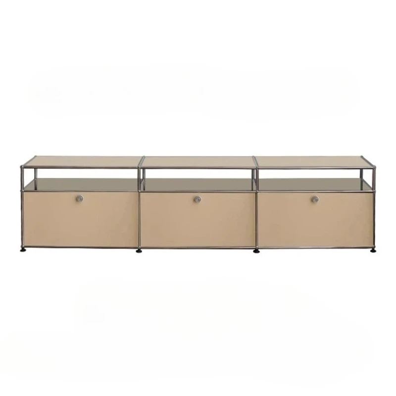 

Affordable Luxury Dresser Modern Simplicity Modular Edge Rust Steel Locker Storage Locker Living Room Cabinets Kitchen Cabinet