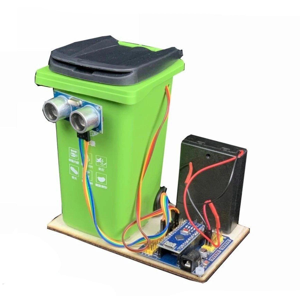 kids-science-toys-stem-physics-technologia-gadget-ultrasonic-sensor-garbage-bin-educational-toys-for-children-learning-toy