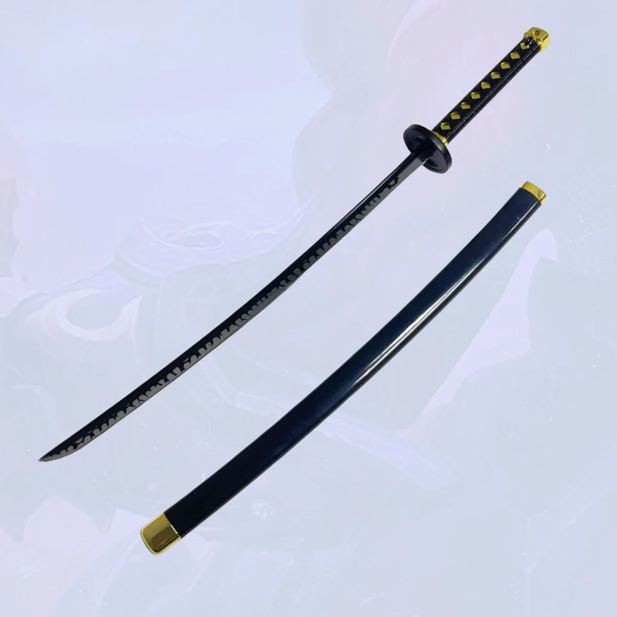 Espada Katana de Metal Rurouni Kenshin de 9,8 pulgadas, sable samurái Original, cuchillo Ninja, sable Katana japonés, accesorios de Cosplay, juguete de utilería