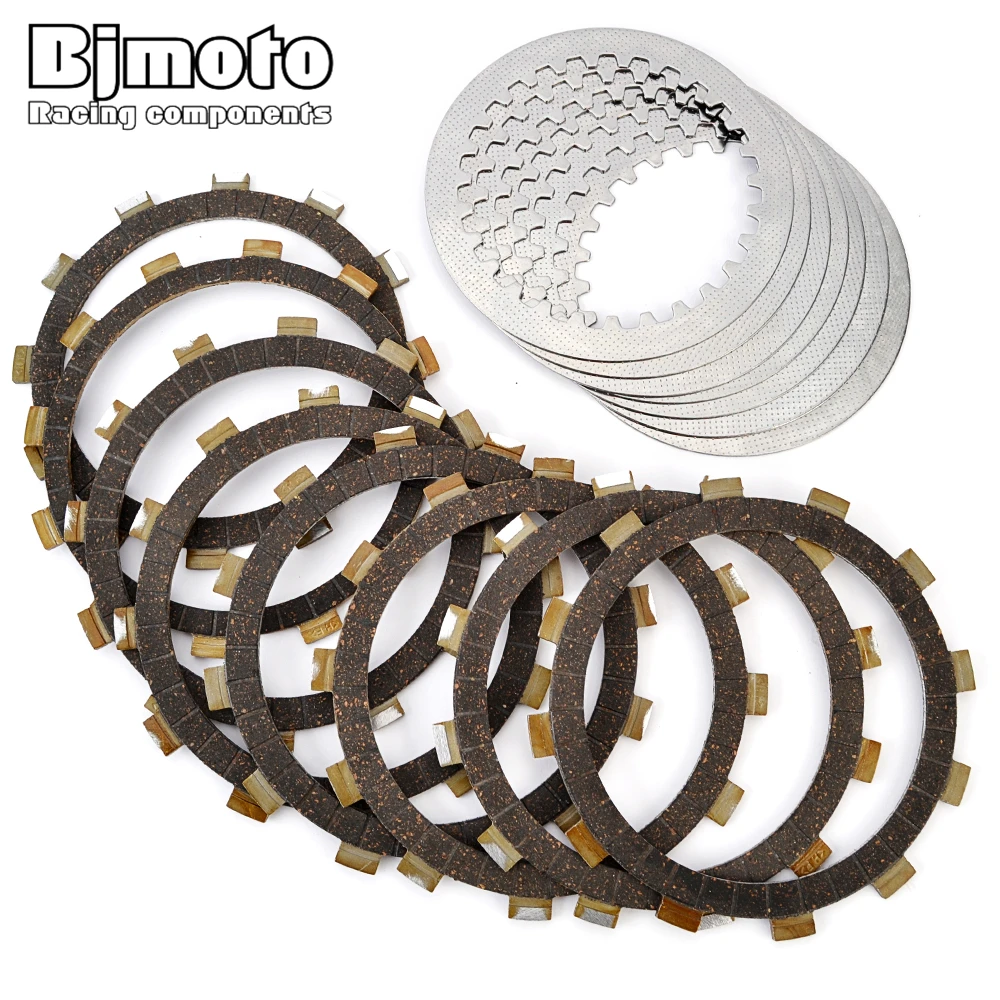 Clutch Friction Disc Plates For Yamaha XT550 J 5Y3 5Y1-16321-00 583-16321-00 7 5Y1-16331-01 4L0-16321-00 1 360-16325-00 7 1.2