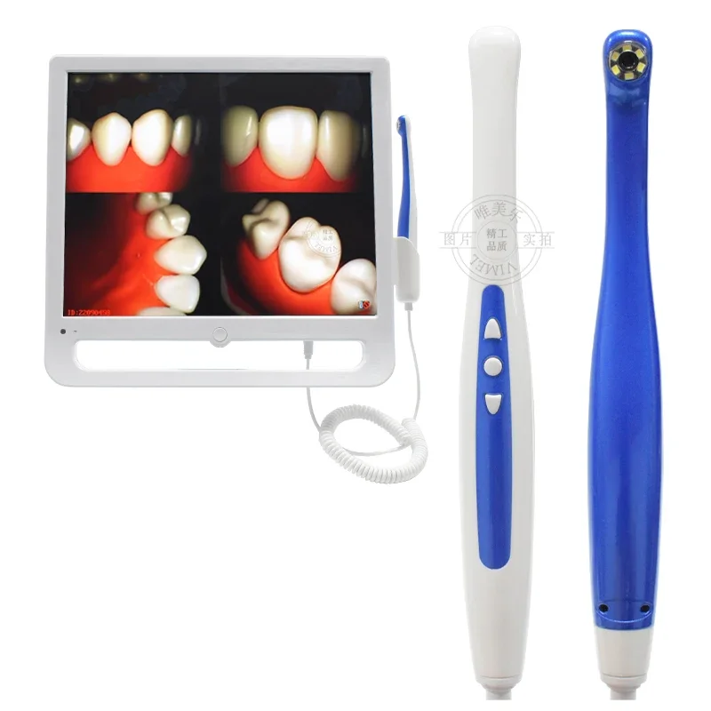 Dentals17 inch LCD Display Intraoral Camera Led Lights 12 Million Pixels High Definition HDMI Intraoral Camera For Dentals Chair