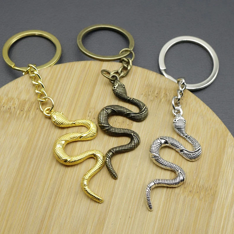 2025 Year Of Chinese Zodiac Snake Lucky Pendant Keychain Women Men Bag Charm Jewelry Gift Snake Shape Bag Pendant