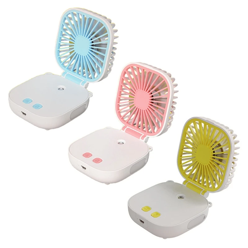 

Handheld Mini Foldable Fan Handle Desktop Fan Battery Operated Fan