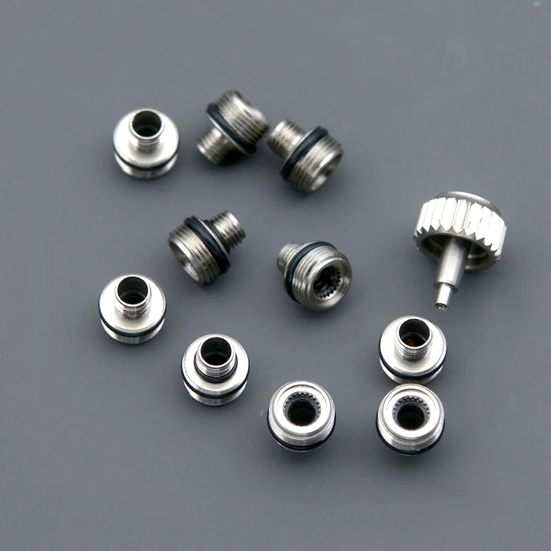 7.0mm Watch Crown Crown Tube With Gasket O-Ring Fit GMT SUB 116610 114060 Watch Case Accessories Parts