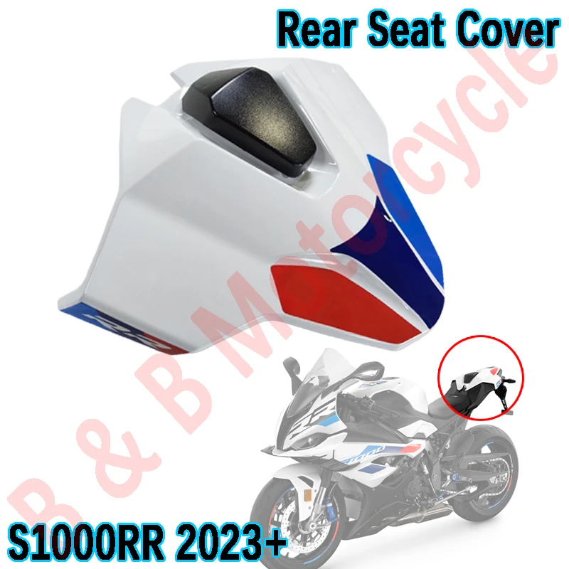 

For BMW S1000RR 2023-2024 Rear Passenger Seat Cowl Pillion Fairing BMW S1000RR 2023-2024 Rear Seat Cover Hump Fairings