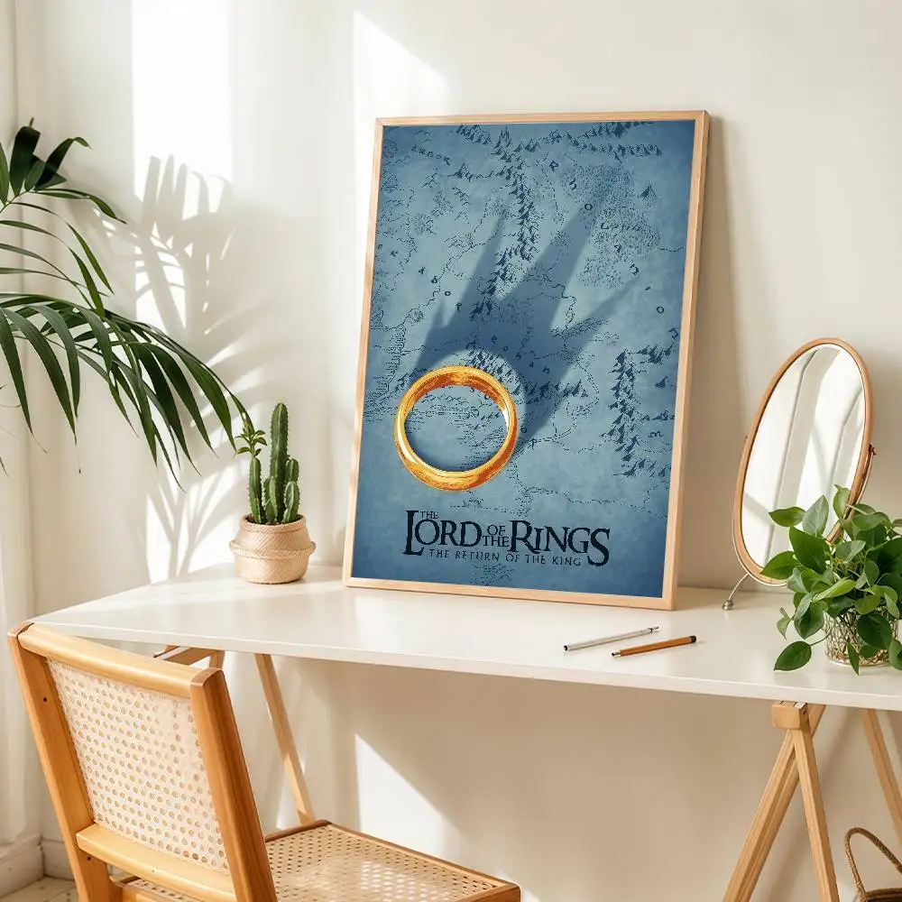 ملصق الفيلم الساخن L-Lord of the R-خواتم مناسب للمنزل وغرفة المعيشة وغرفة النوم والمكتب والبار ملصق تزيين