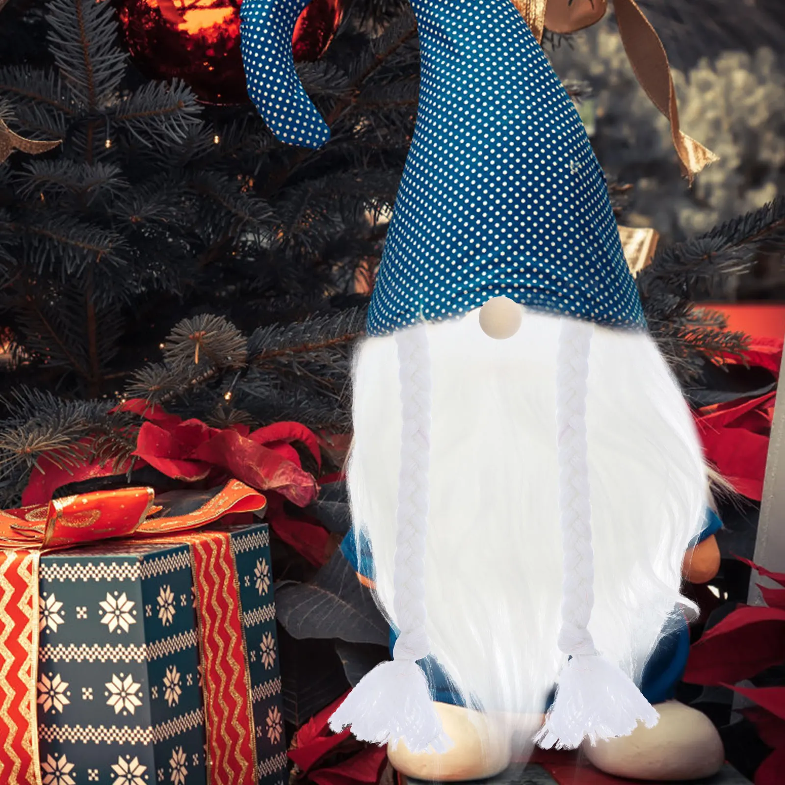

Pre Cut Gnome Beards Braids DIY Christmas Decoration Mini Fake Cotton Wood Practical Long Lasting Creativity Enjoy