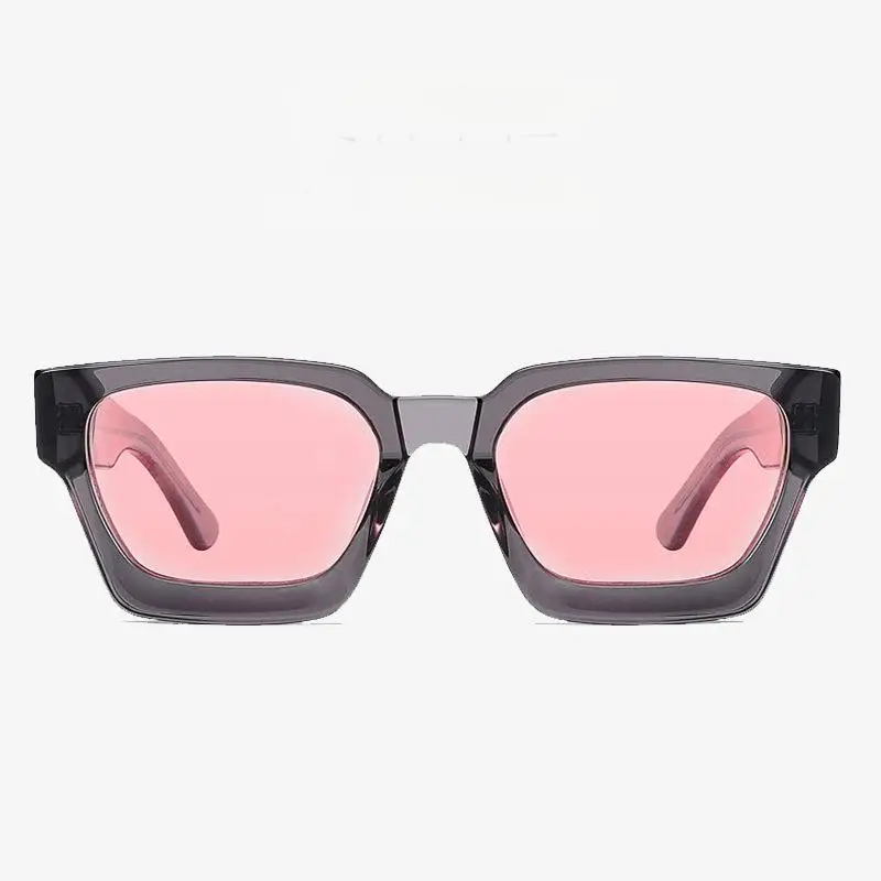 DOISYEN Personalized colored lenses sunglasses fashionable thick acetate sunglasses support one-piece dropshipping