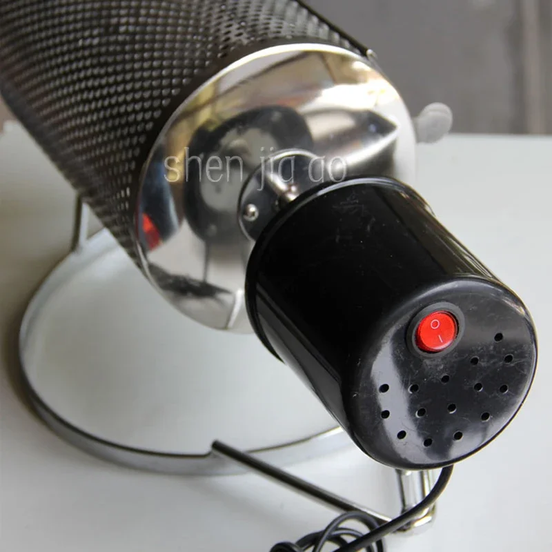 110 فولت 220 فولت محمصة قهوة الفولاذ المقاوم للصدأ الخبز حبوب البن دليل آلة الفول السوداني بذور البطيخ الجوز الخبز أداة المستخدمة في الموقد