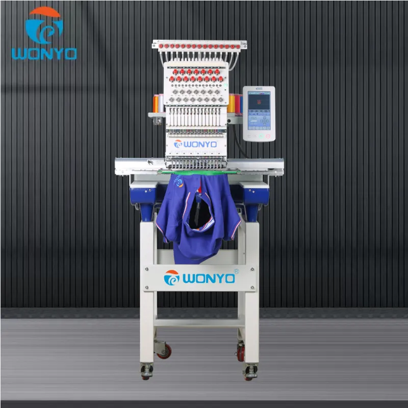 For Single Head High Speed 1200 RPM Multifunctional Computerized Embroidery Machine Home Use New