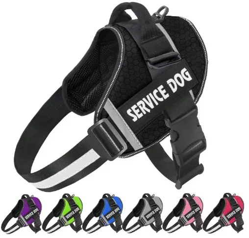 New reflective and comfortable dog chest harness vest type pet chest harness