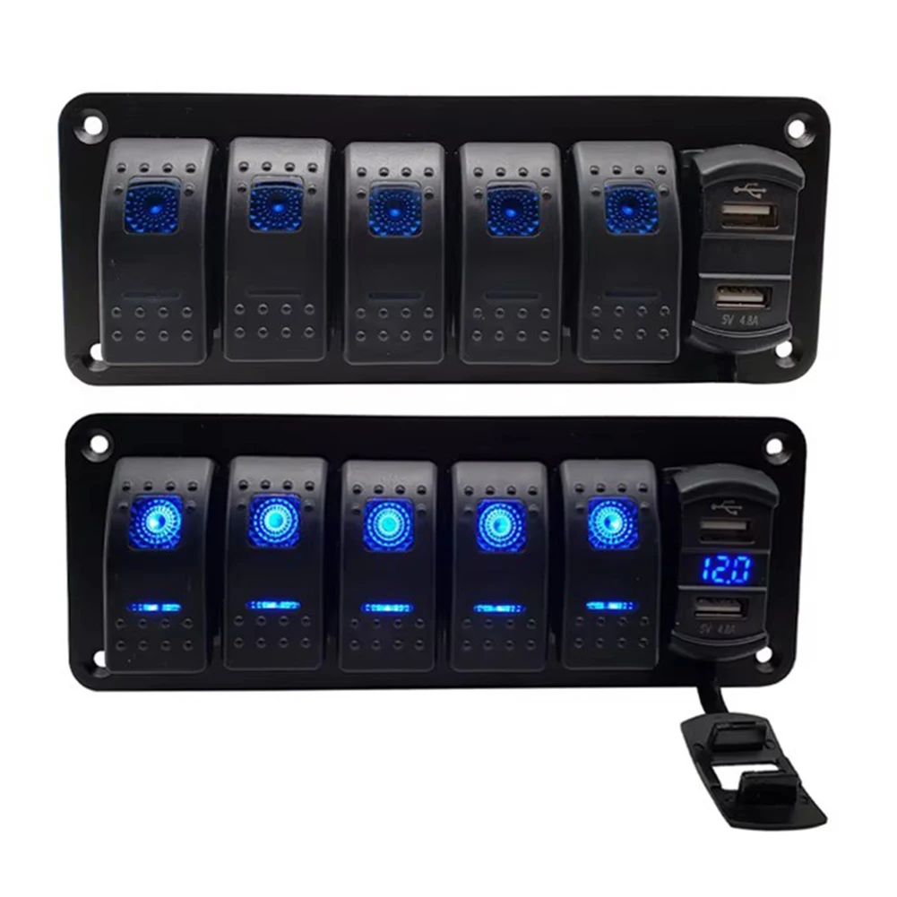 Dive into Efficiency Aluminum Water Resistant Rocker Switch Control Module Perfectly Suited for Your Vehicle's Needs