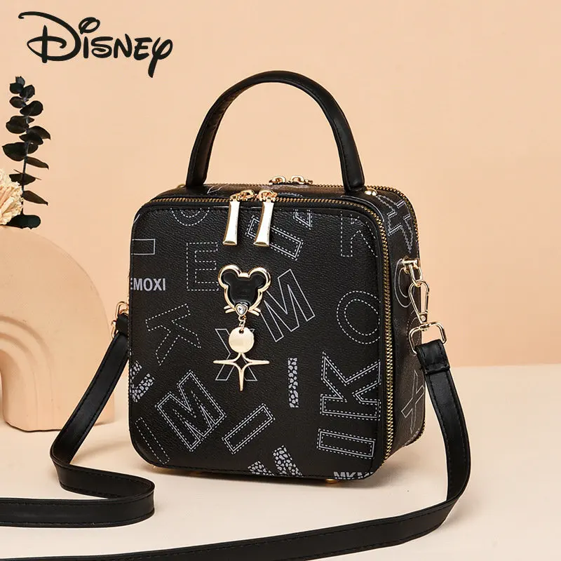 Disney Mickey New Women's Bag Fashion High Quality Women's Handbag Popular on The Internet Versatile Girls' Crossbody Bag