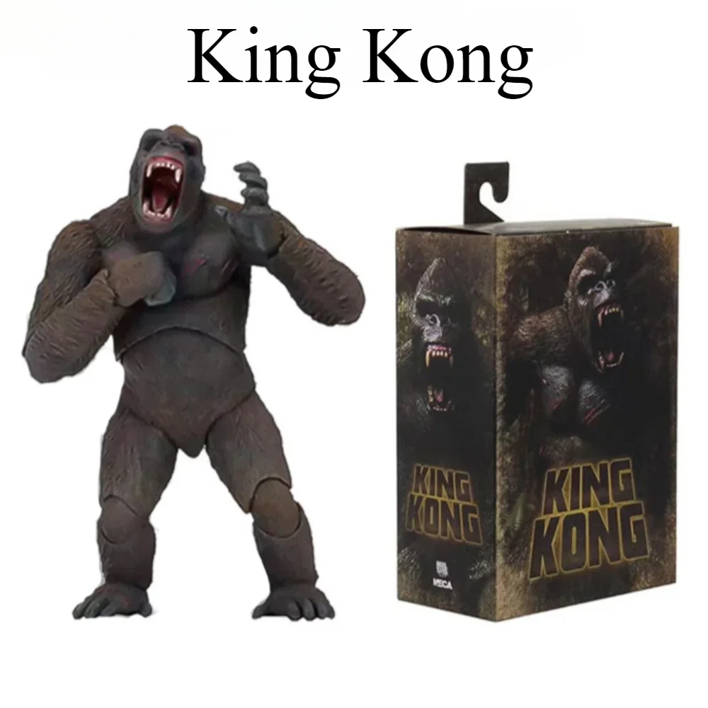 Movie King Kong Vs. Godzilla Exquisite Battle Axe Gorilla Joint Mobile High Quality Boxed Children's Handmade Doll Models Toys