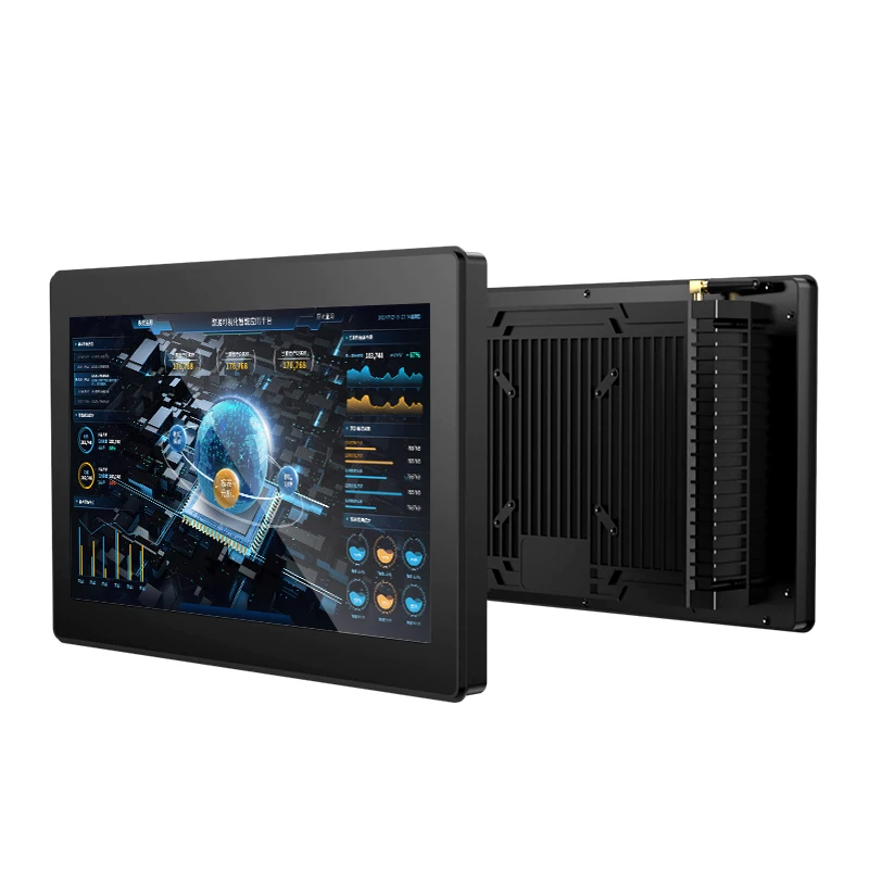 

15 Inch ALuminum Alloy Industrial Panel PC Touchscreen All In One For ATM Commercial Self Service Terminal