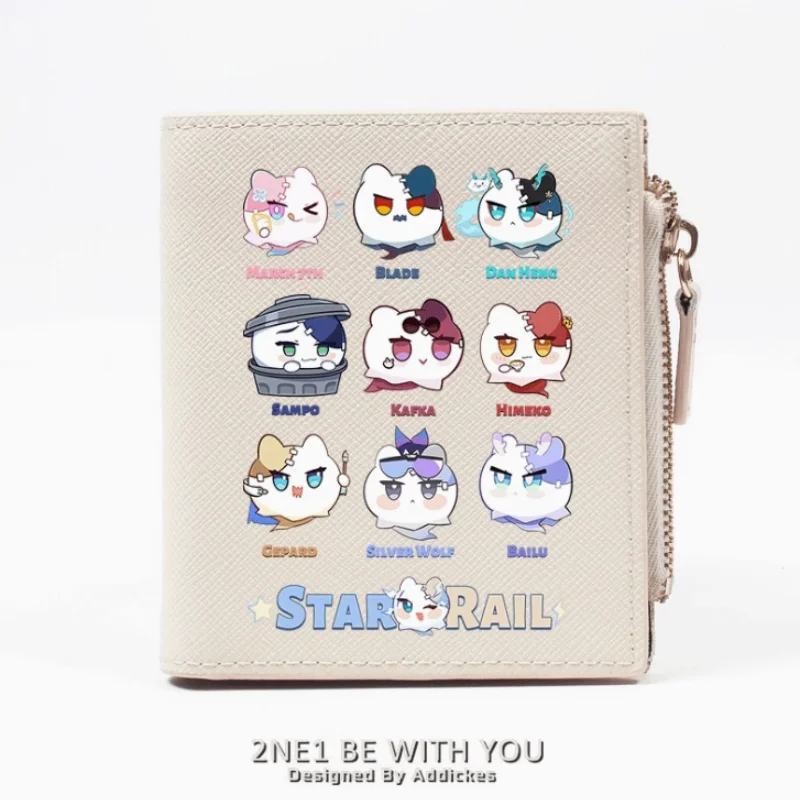 

Anime Honkai: Star Rail Zipper Fashion Wallets PU Purse Card Holder Money Bag Gift B304 Cosplay