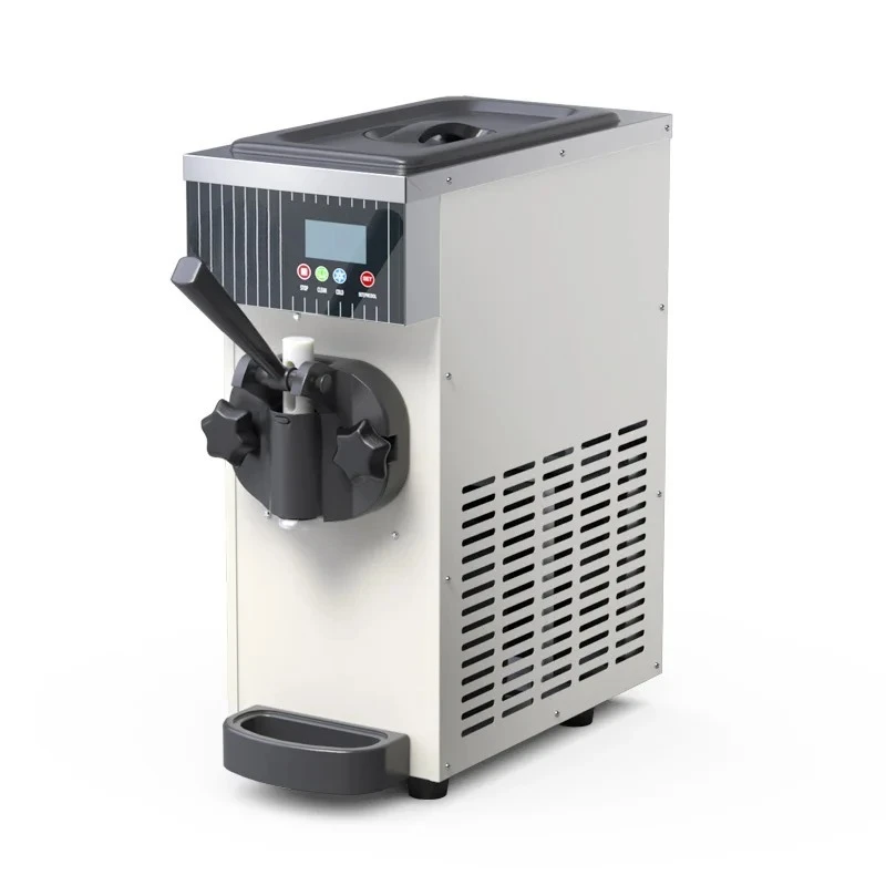ZB‑BQL268 Commercial Soft‑Serve Ice Cream Machine, Small Vertical & Countertop 3‑Flavor Cone Yogurt Maker