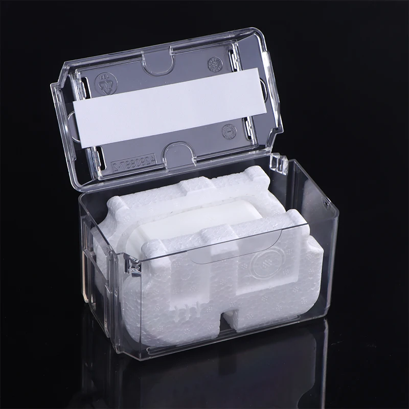 1Pc Transparent Watch Box Inner Holder Men Ring Box Vintage Single Grid Watch Box Plastic Pet Christmas Gift Boxes Man