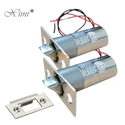 2 linee elettrico Mini NO serratura elettrica Magnetic DC12V controllo accessi serratura a bullone da infilare fail Secure fechadura eletronica