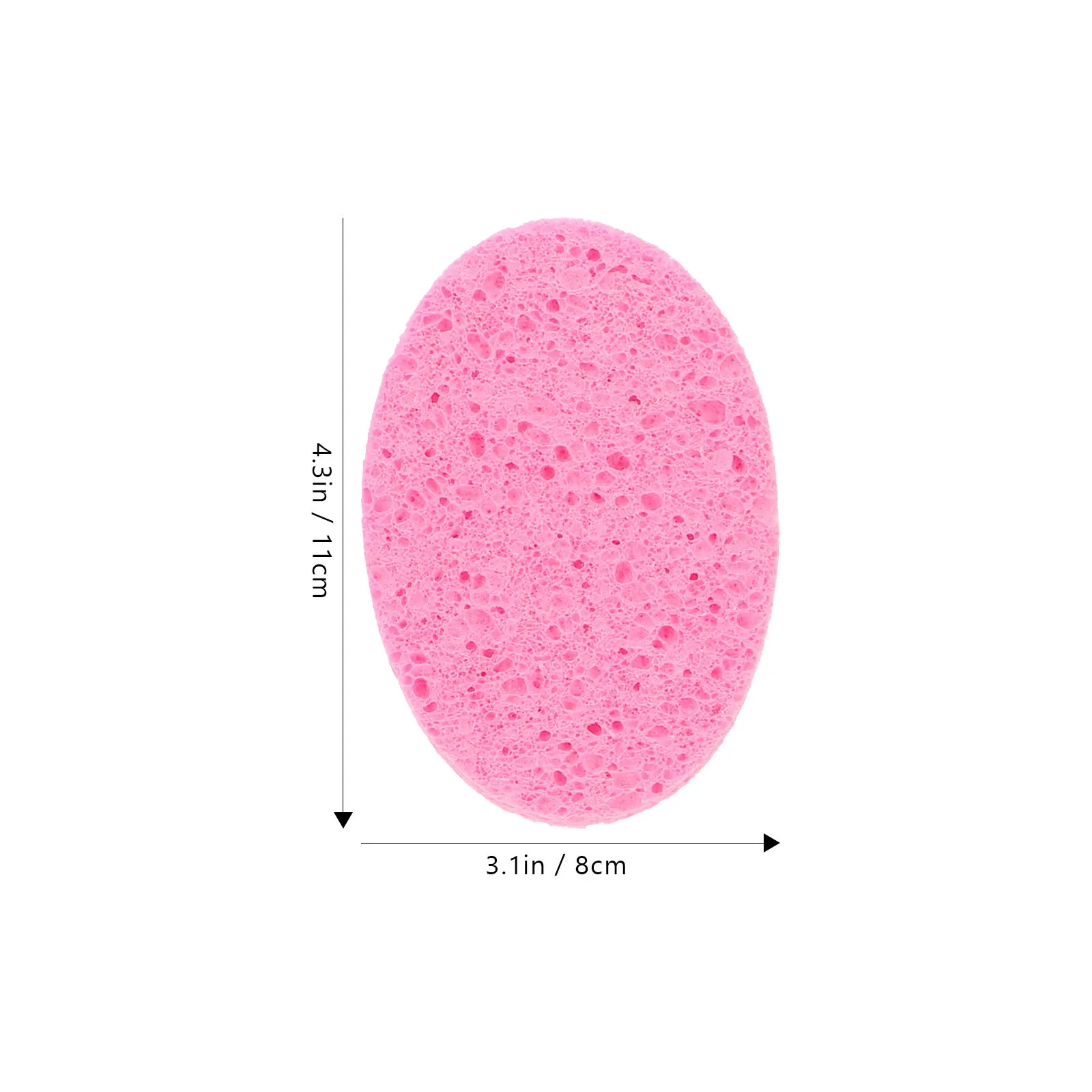12 قطعة من إسفنجات الوجه البيضاوية القابلة لإعادة الاستخدام، آمنة وصديقة للبشرة للاستخدام اليومي، إسفنجة تقشير للوجه