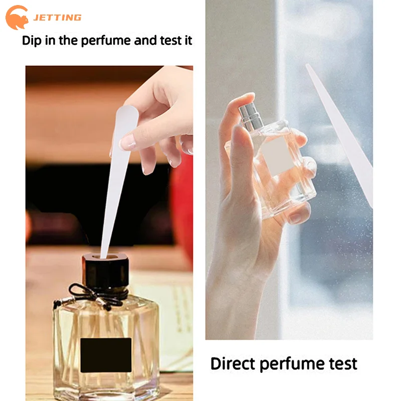 100 قطعة/الوحدة 7 أنماط العطور الزيوت الأساسية أوراق اختبار شرائط الروائح العطر اختبار الأبيض