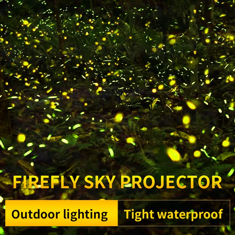 Firefly Waterproof Laser Light DJ Stage Effect Starry Sky Party Light for Wedding Christmas Garden Outdoor Indoor Entertainment