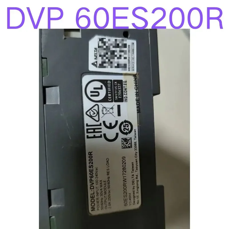 Second-hand test OK Actual shooting  PLC DVP60ES200R