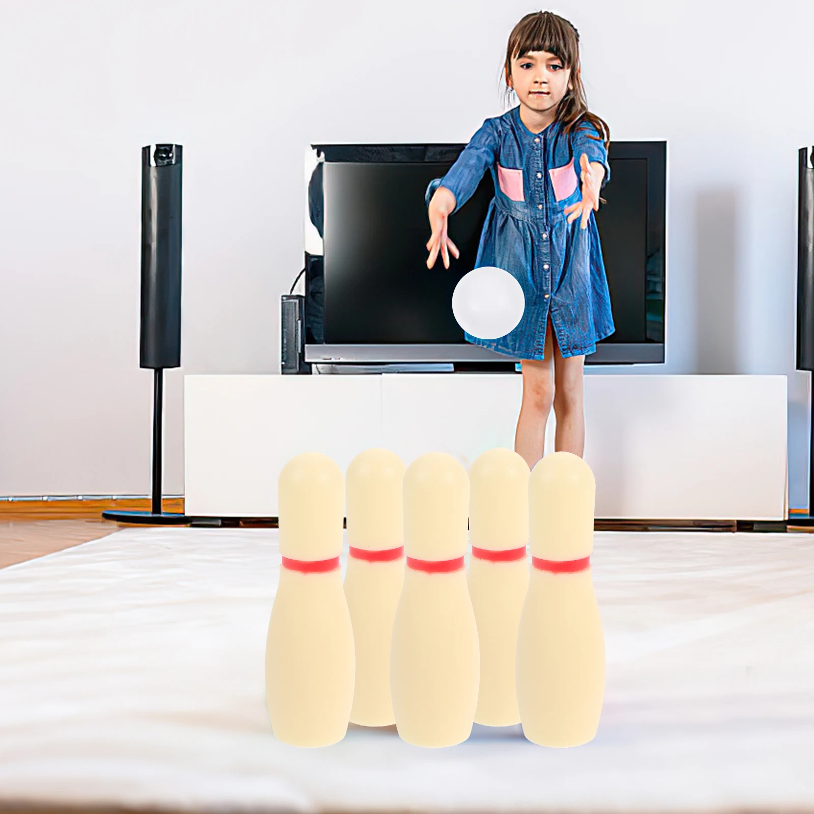 

1 set Toy Toys For Game Kids Set Outdoor Home Bowling For Kids Indoor Small Bowling Fun Activity