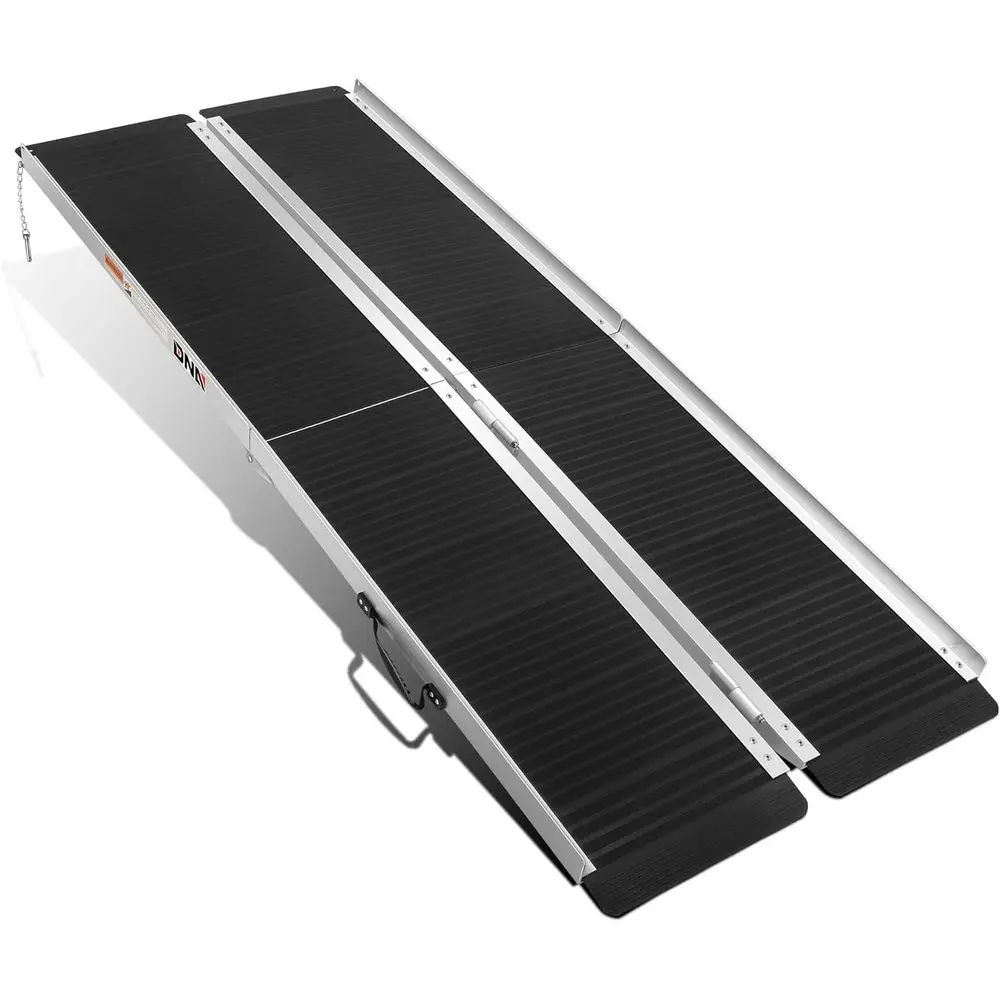 

Портативная противоскользящая тележка для инвалидных колясок 6T, грузоподъемность 600 фунтов, алюминиевая, для плитки, дома, ступеней, лестниц, TOOLS-00615