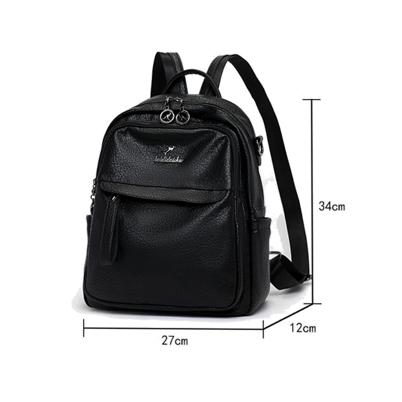 Mochila de Cuero de Alta Calidad para Mujer, Gran Capacidad, Mochila de Viaje, Bolsos Escolares de Moda, Bolsos de Hombro para Mujer, Novedad 2026