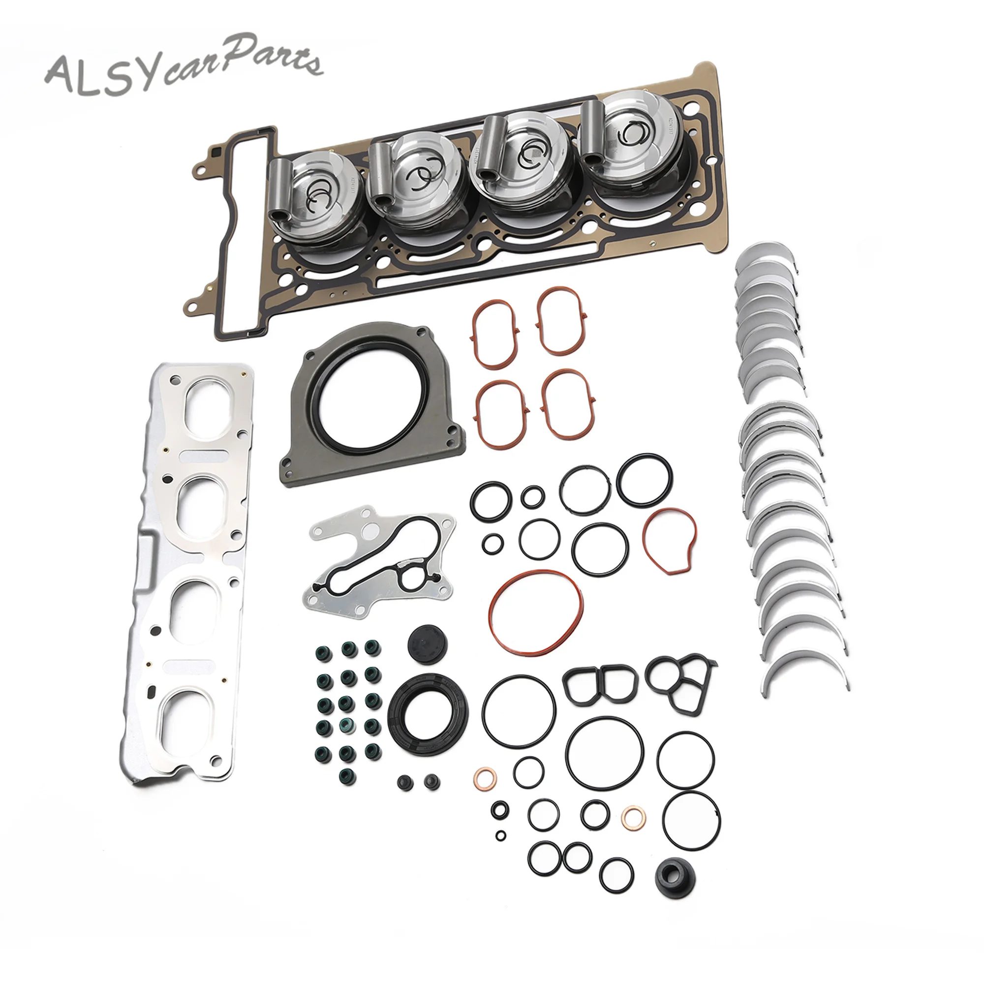 1.6L Engine Repair Kit Piston + Shaft + Gasket  0009971908  For Mercedes-Benz W204 W212 R172 M274.910 A2740302317