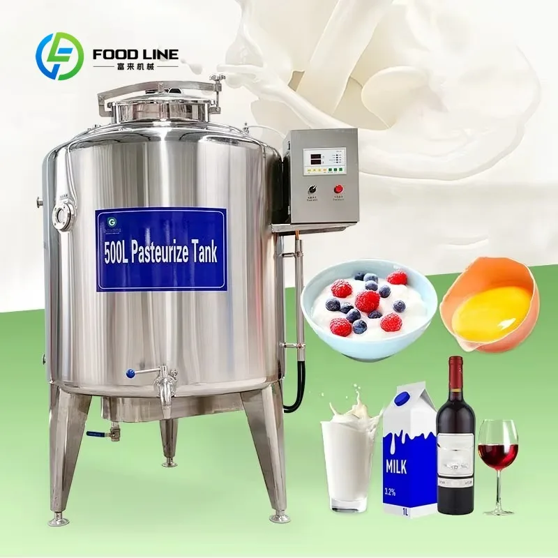 Custom made Used Pasteurization Tank Cheese Yogurt Ice Cream Milk Pasteurizer