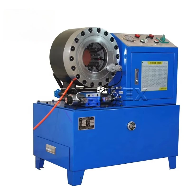 

DX68 DX69 Factory Automatic 1/4-2'' Hydraulic Hose Pipe Pressing Tool Crimper Excavator Hose Crimping Machine