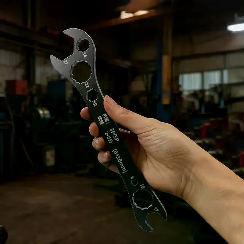 Air Conditioner Double-End Open End Wrench 1Pcs Fixed Corrosion Resistant Wrench for Professional Technician AC Repair
