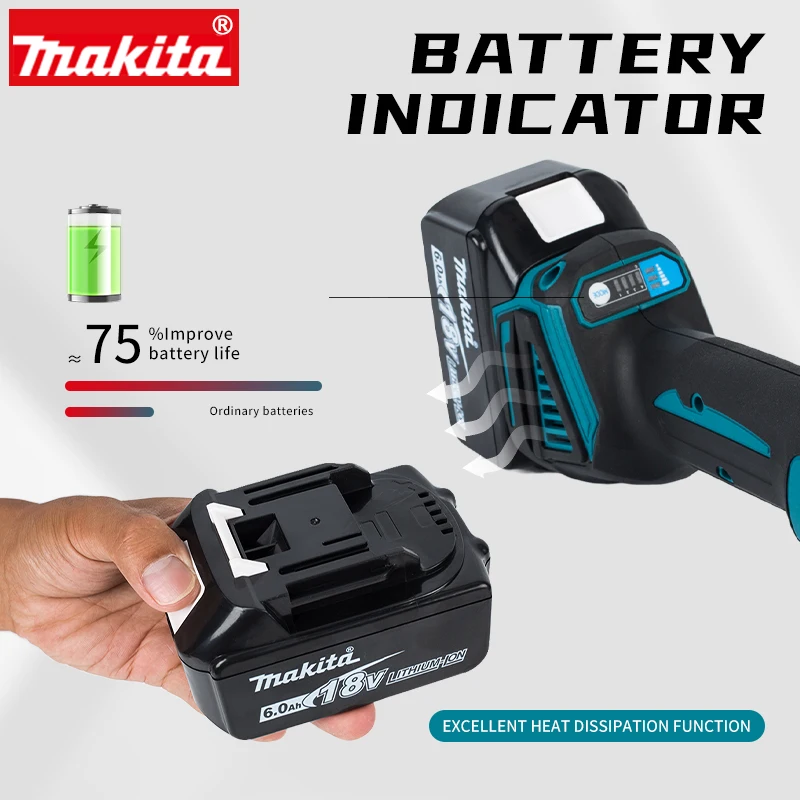 Makita DGA404 125mm smerigliatrice smerigliatrice strumento Wireless 18V utensili elettrici smerigliatrice elettrica smerigliatrice angolare