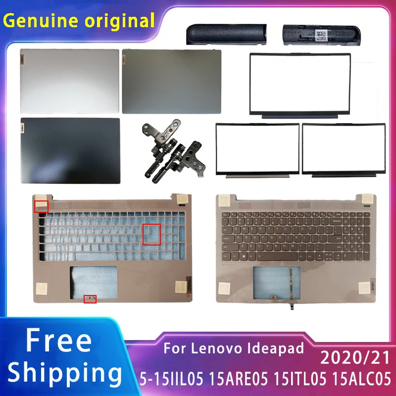 

New For Lenovo Ideapad 5-15IIL05 15ARE05 15ITL05 15ALC05 2020/21;Replacemen Laptop Accessories Lcd Back Cover/Bottom With LOGO